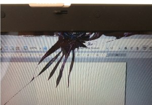 LCD ROTTO PER CADUTA